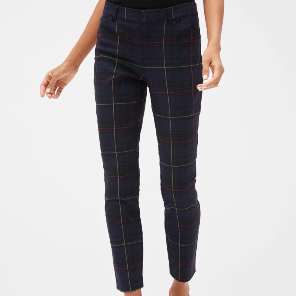 Gap Signature Slim Ankle Pants Plaid